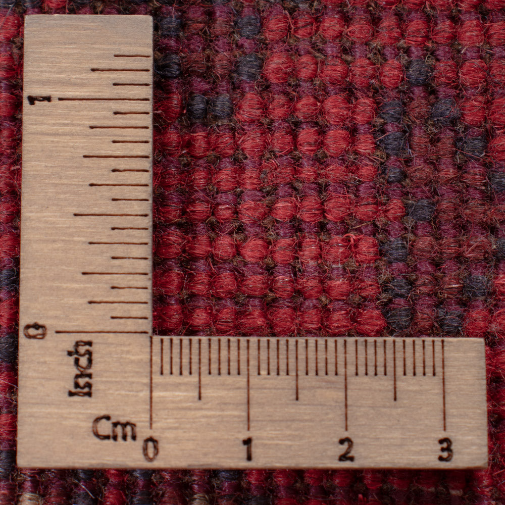 Läufer Afghan - Kunduz - 297 x 80 cm - dunkelrot