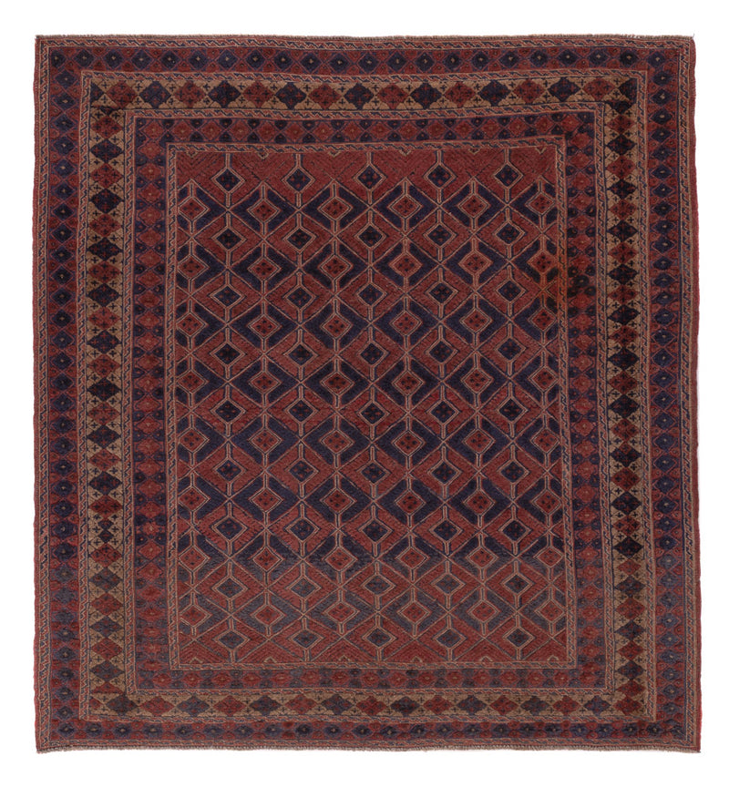 Läufer Kelim - Oriental - 180 x 173 cm - dunkelbeige