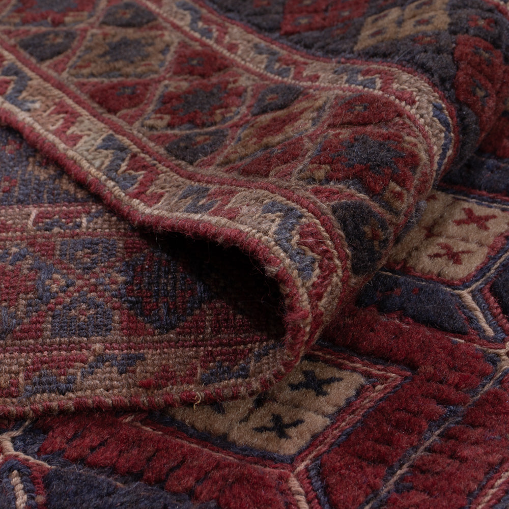 Läufer Kelim - Oriental - 186 x 158 cm - dunkelbeige