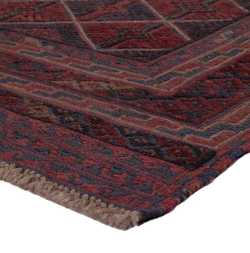 Kelim Teppich - Oriental quadratisch  - 176 x 167 cm - dunkelrot