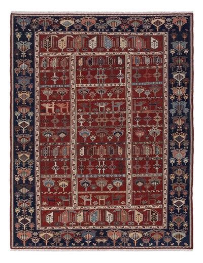 Kelim Afghan Teppich 188x242cm