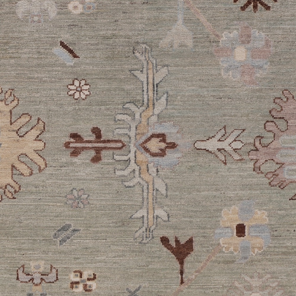 Ziegler Teppich - Usak - 246 x 174 cm - grau