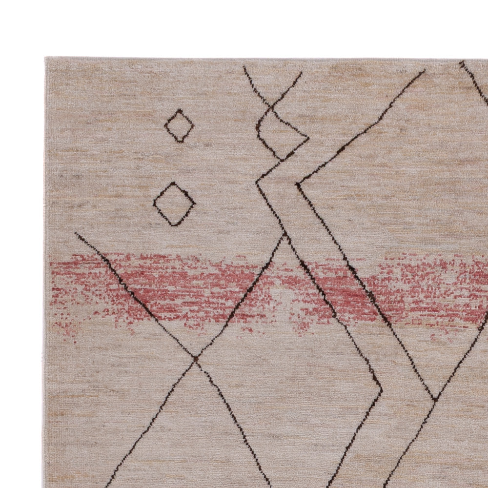 Berber Teppich 211x165cm - Wollteppich
