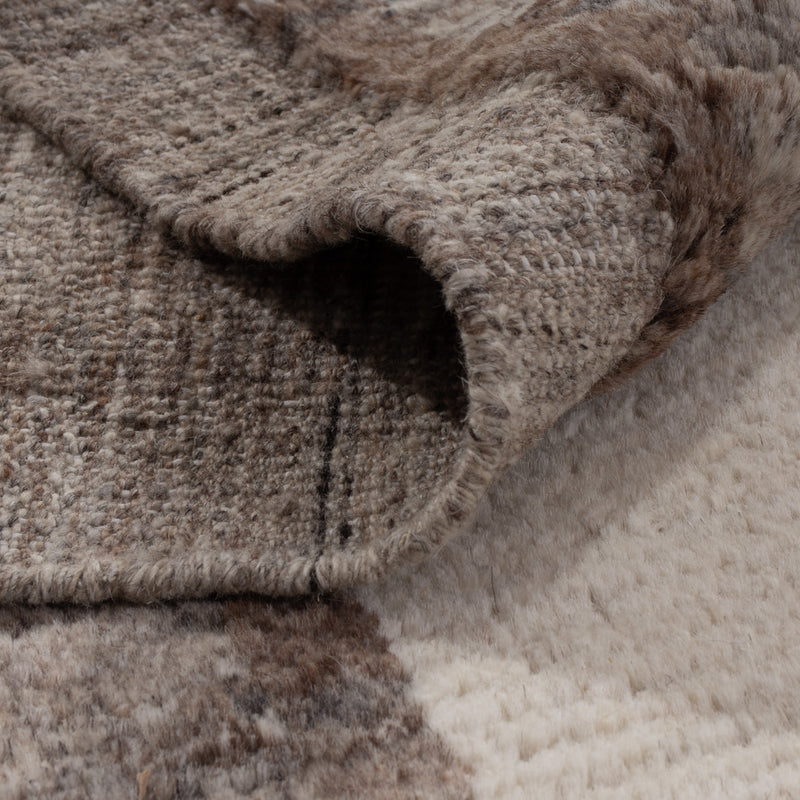 Berber Teppich - 190 x 144 cm - dunkelbraun