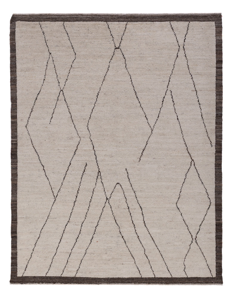 Berber Teppich 200x161cm - Wollteppich