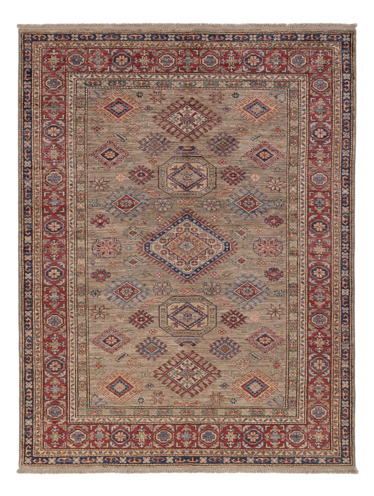 Ziegler Teppich - Kazak - 201 x 149 cm - dunkelbeige