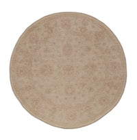 Ziegler Teppich rund  - 148 x 148 cm - hellbeige