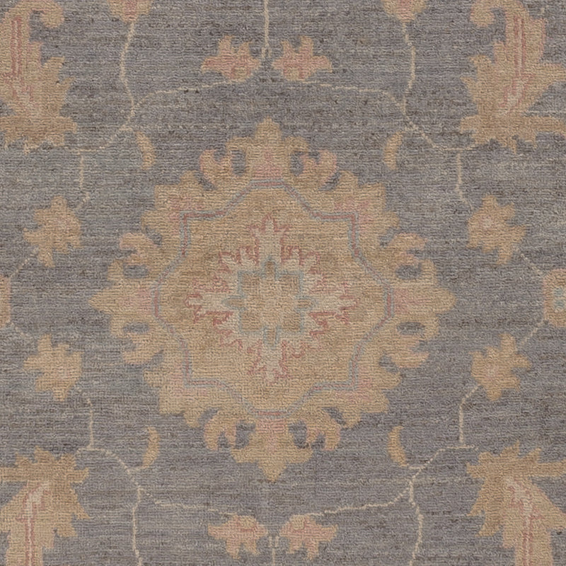 Ziegler Teppich rund  - 198 x 198 cm - blau