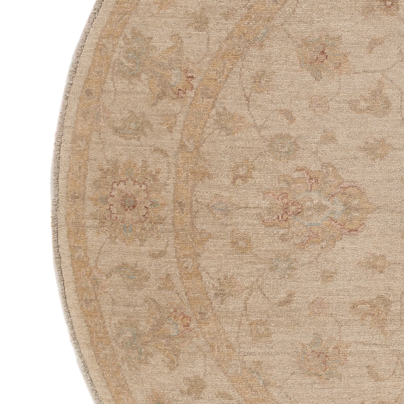 Ziegler Teppich rund  - 150 x 150 cm - hellbeige