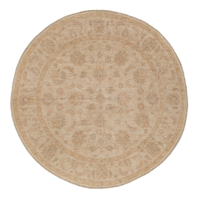 Ziegler Teppich rund  - 149 x 149 cm - hellbeige