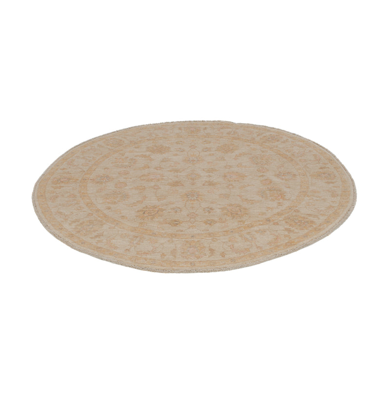Ziegler Teppich rund  - 149 x 149 cm - hellbeige