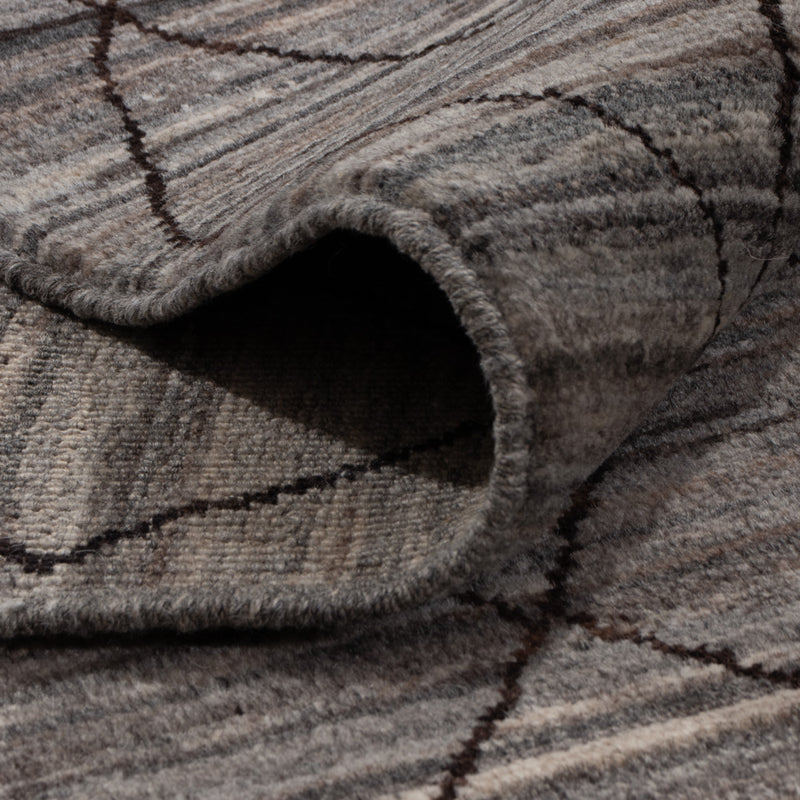 Berber Teppich - 297 x 199 cm - dunkelgrau