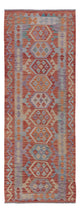 Läufer Kelim - Splash - 248 x 88 cm - mehrfarbig