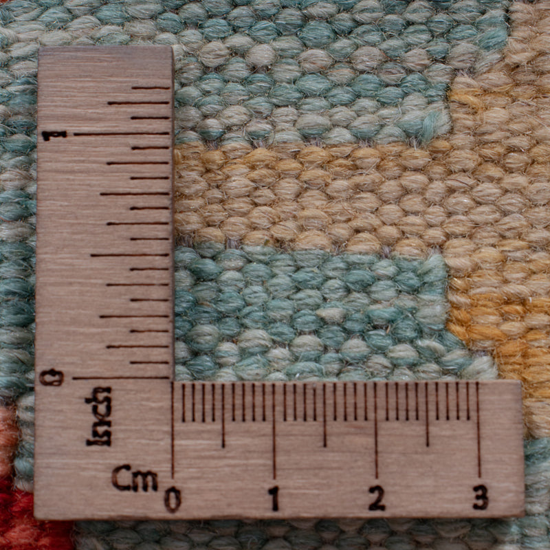 Läufer Kelim - Splash - 283 x 76 cm - mehrfarbig