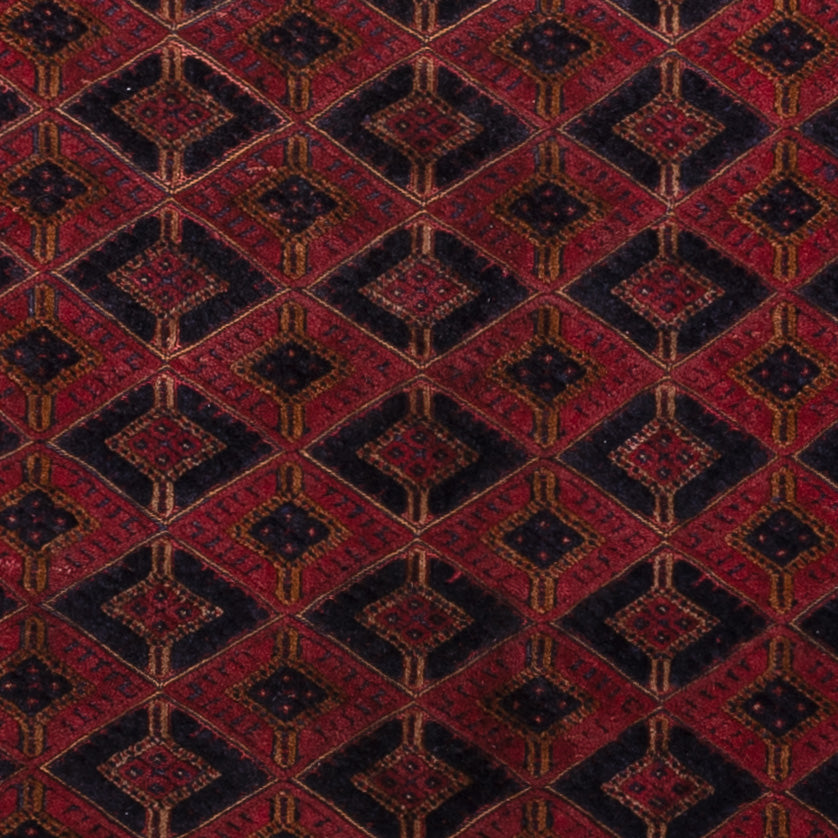 Kelim Teppich - Oriental - 194 x 155 cm - dunkelrot