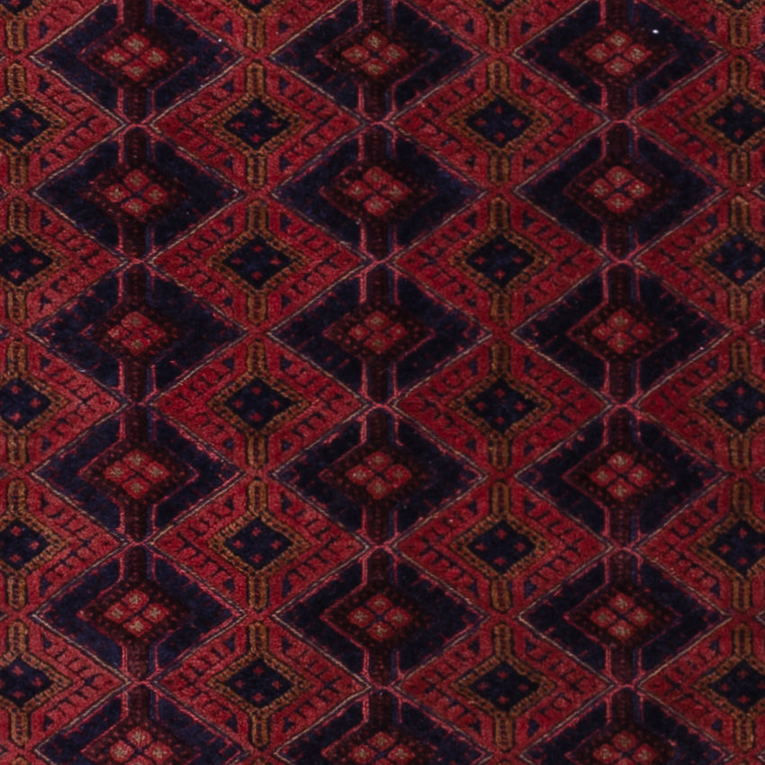Kelim Teppich - Oriental - 198 x 153 cm - dunkelrot