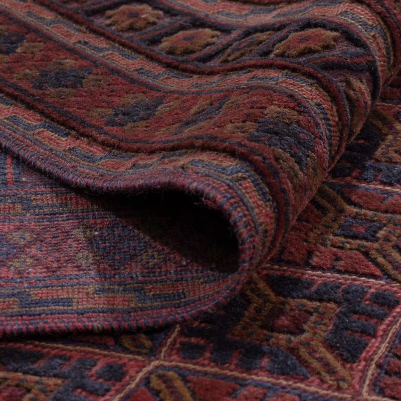 Kelim Teppich - Oriental - 205 x 155 cm - dunkelrot