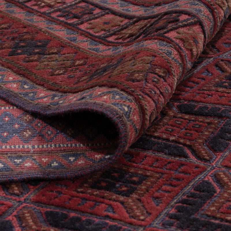 Kelim Teppich - Oriental - 200 x 146 cm - dunkelrot