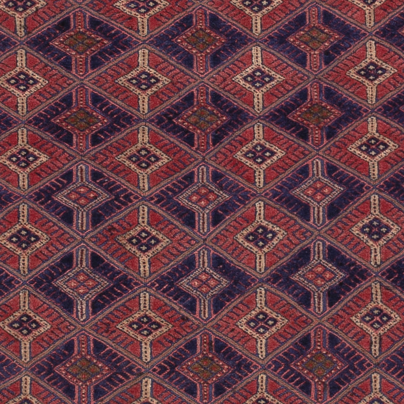 Kelim Teppich - Oriental - 193 x 149 cm - dunkelrot