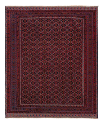 Kelim Teppich - Oriental - 179 x 151 cm - dunkelrot