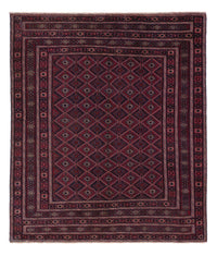 Kelim Teppich - Oriental - 178 x 155 cm - dunkelrot