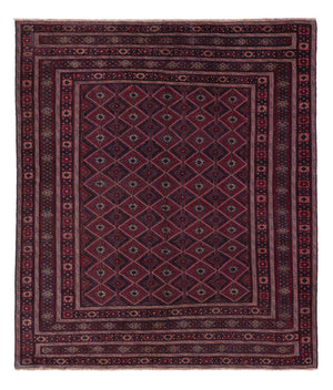 Kelim Teppich - Oriental - 178 x 155 cm - dunkelrot