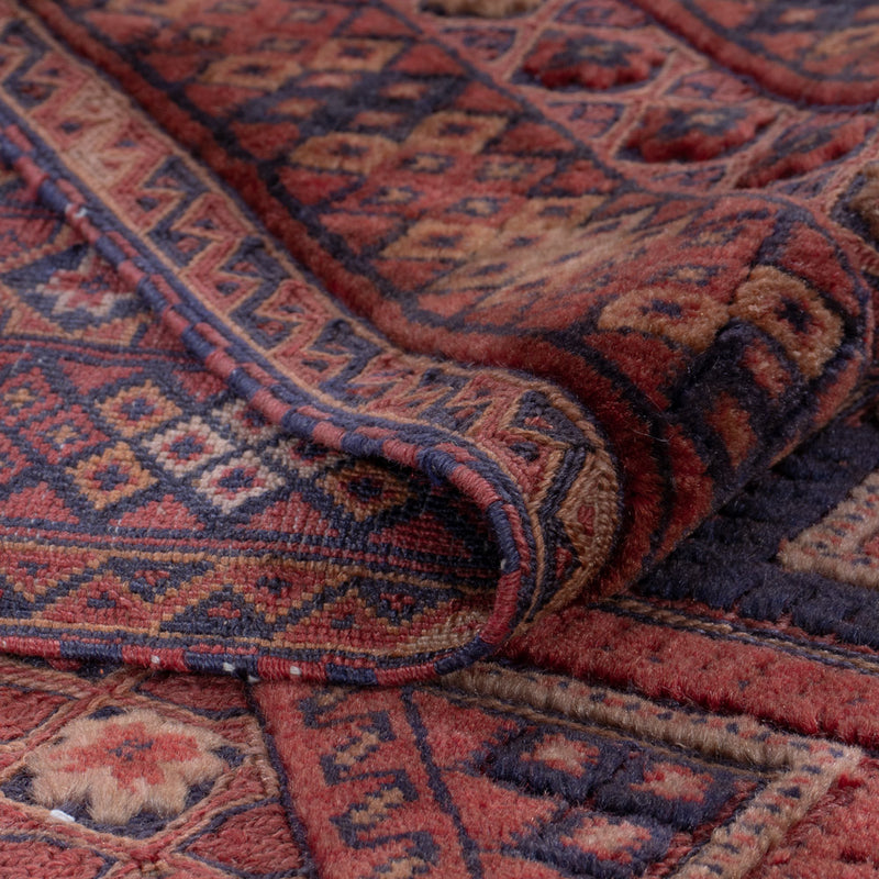 Kelim Teppich - Oriental - 205 x 165 cm - dunkelrot