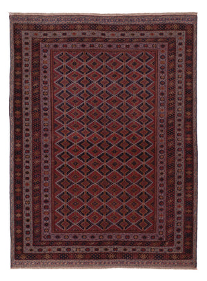 Kelim Teppich - Oriental - 200 x 144 cm - dunkelrot