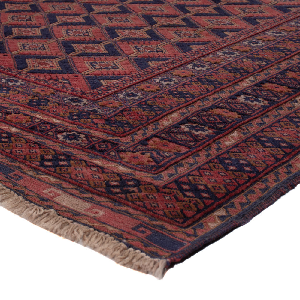 Kelim Teppich - Oriental - 202 x 155 cm - dunkelrot