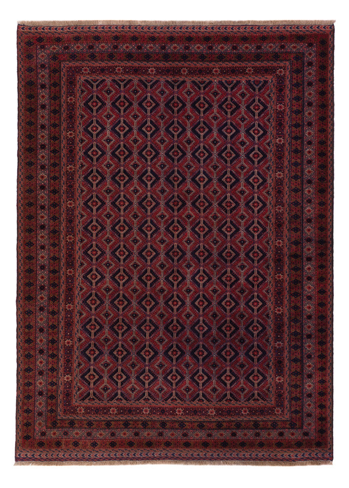 Kelim Teppich - Oriental - 203 x 149 cm - dunkelrot