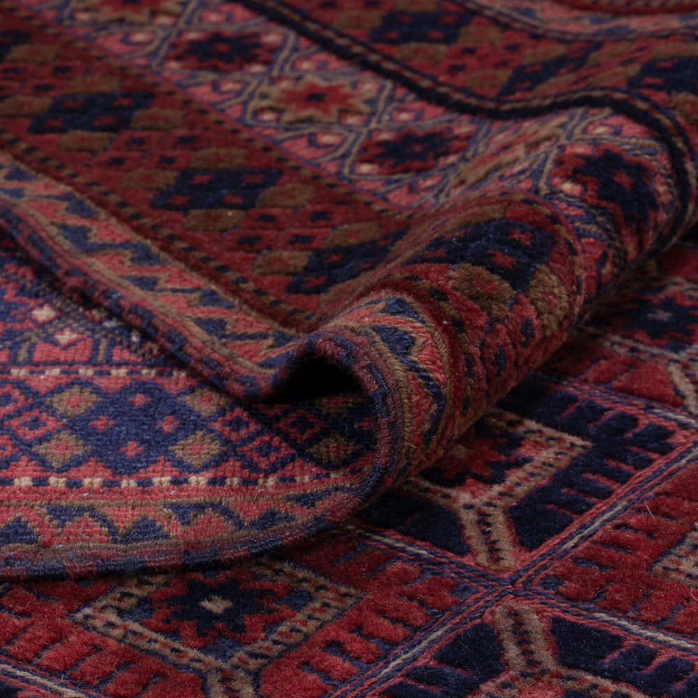 Kelim Teppich - Oriental - 203 x 149 cm - dunkelrot