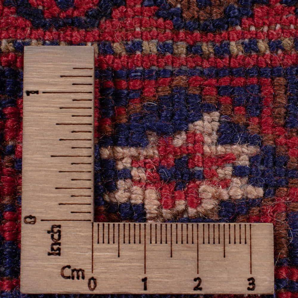 Kelim Teppich - Oriental - 190 x 151 cm - dunkelrot