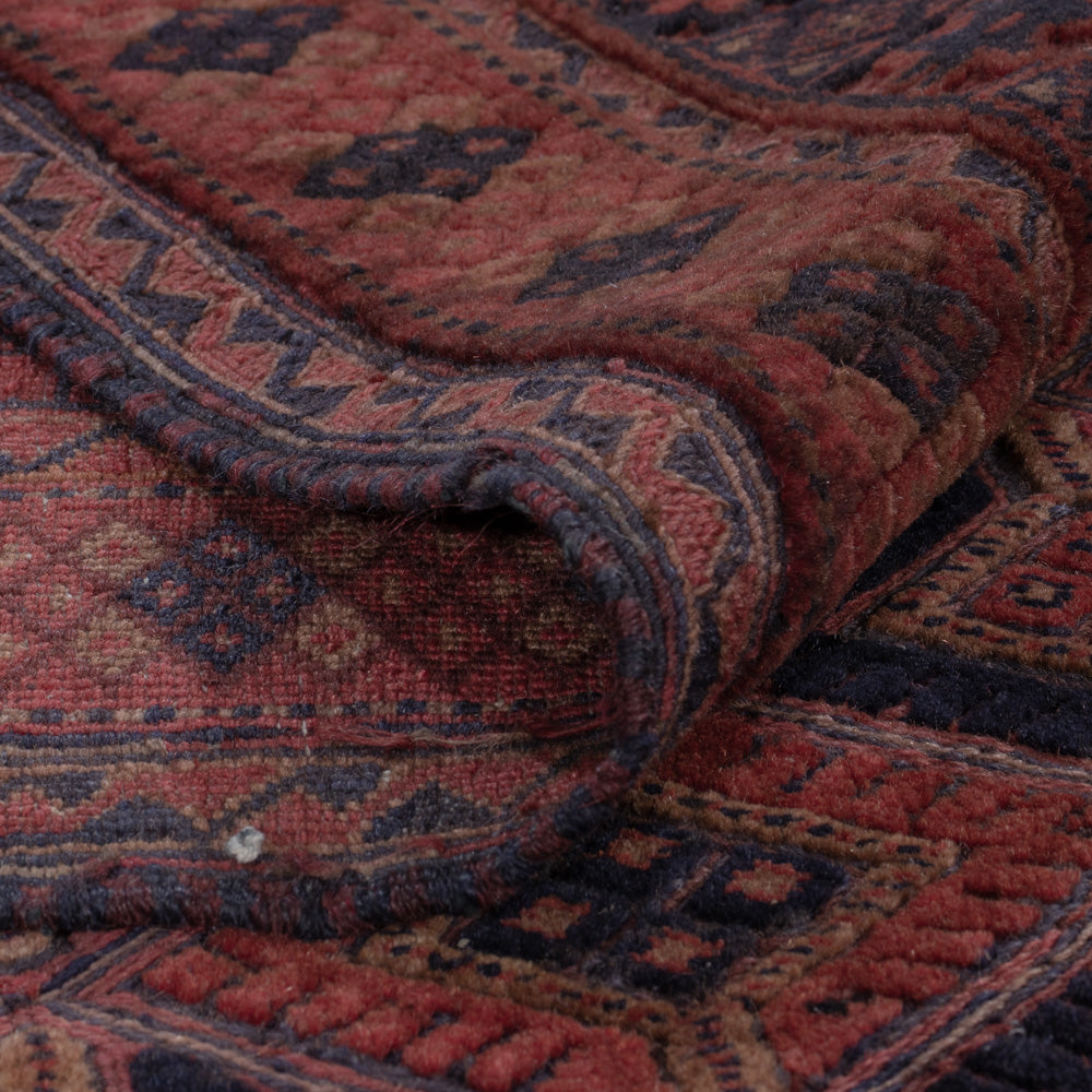 Kelim Teppich - Oriental - 196 x 156 cm - dunkelrot