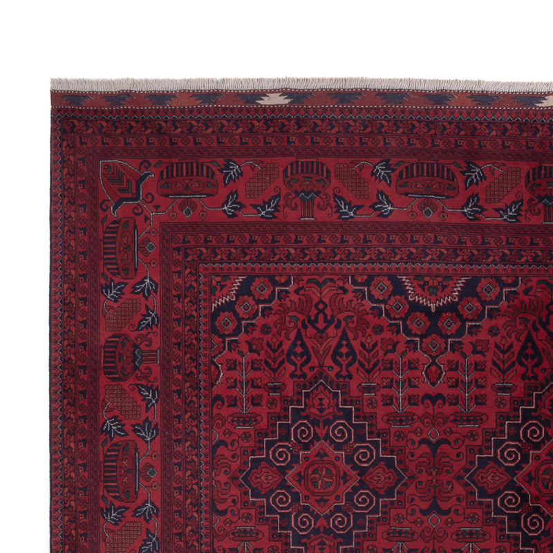 Afghan Teppich - Royal - 301 x 204 cm - dunkelrot
