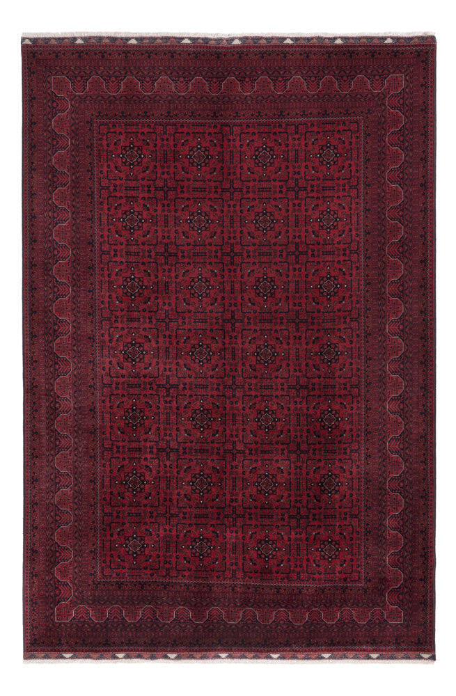 Afghan Teppich - Royal - 294 x 202 cm - dunkelrot