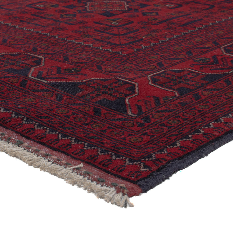 Afghan Teppich - Kunduz - 295 x 201 cm - dunkelrot