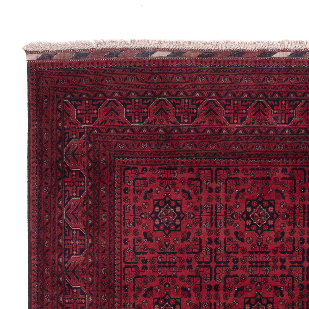 Afghan Teppich - Royal - 291 x 201 cm - dunkelrot