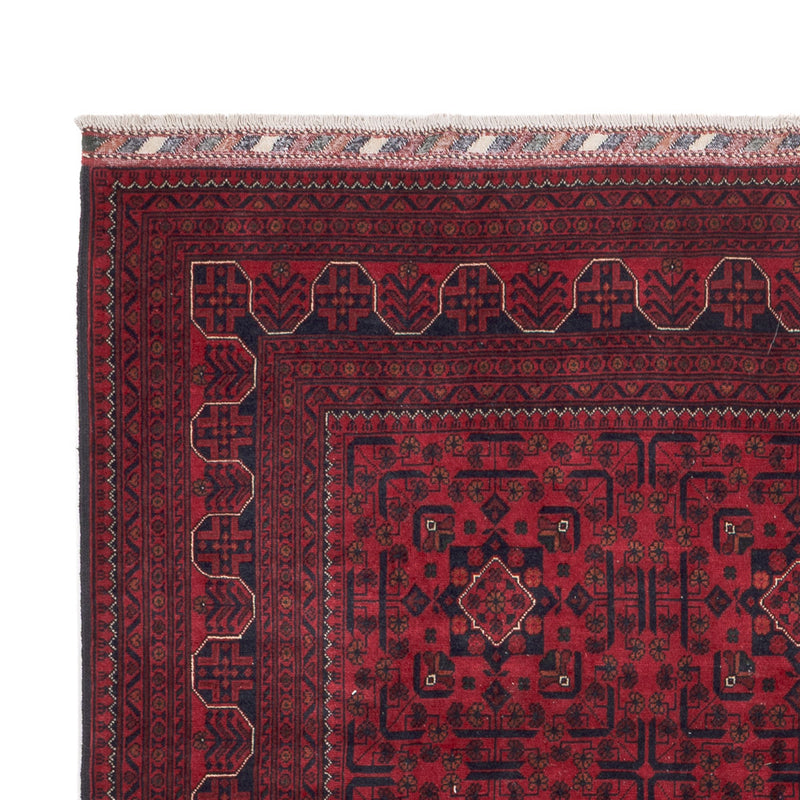 Afghan Teppich - Kunduz - 290 x 198 cm - dunkelrot