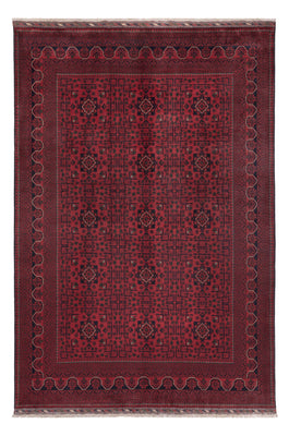 Afghan Teppich - Kunduz - 295 x 198 cm - dunkelrot