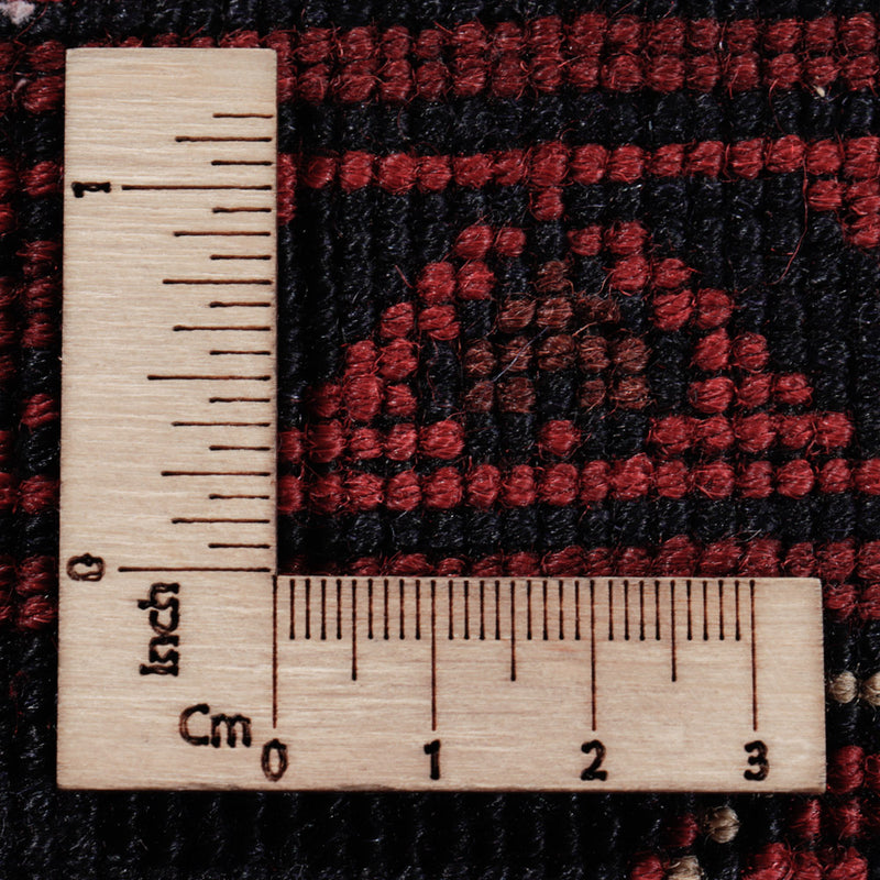 Afghan Teppich - Kunduz - 295 x 198 cm - dunkelrot