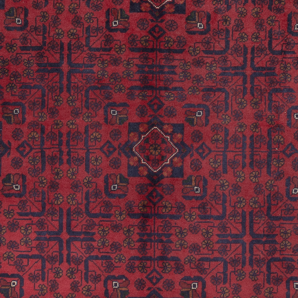 Afghan Teppich - Kunduz - 292 x 200 cm - dunkelrot
