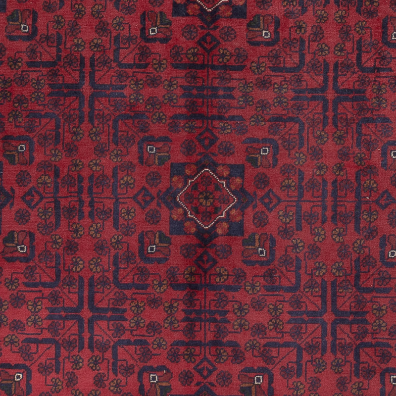 Afghan Teppich - Kunduz - 292 x 200 cm - dunkelrot
