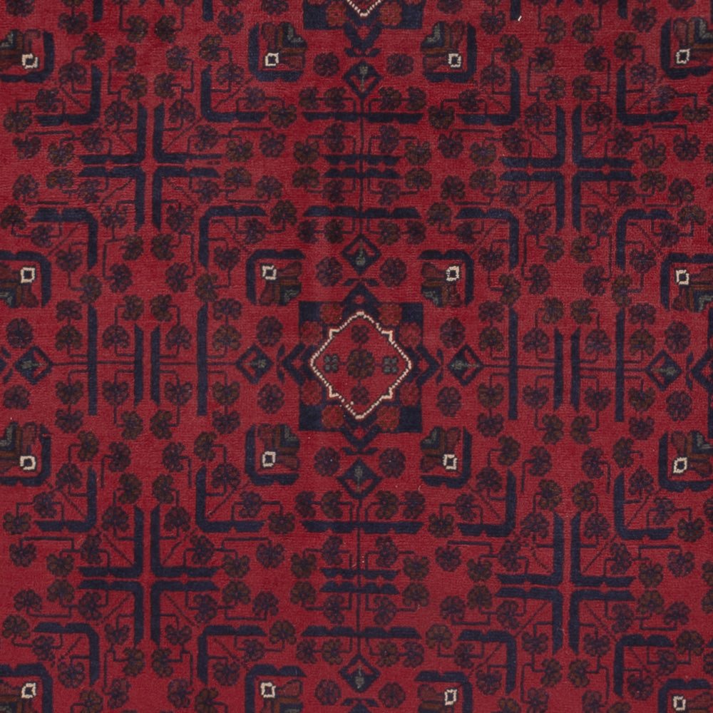 Afghan Teppich - Kunduz - 288 x 204 cm - dunkelrot