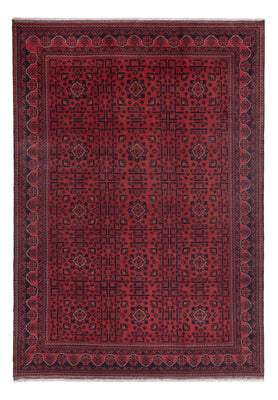 Afghan Teppich - Kunduz - 292 x 203 cm - dunkelrot