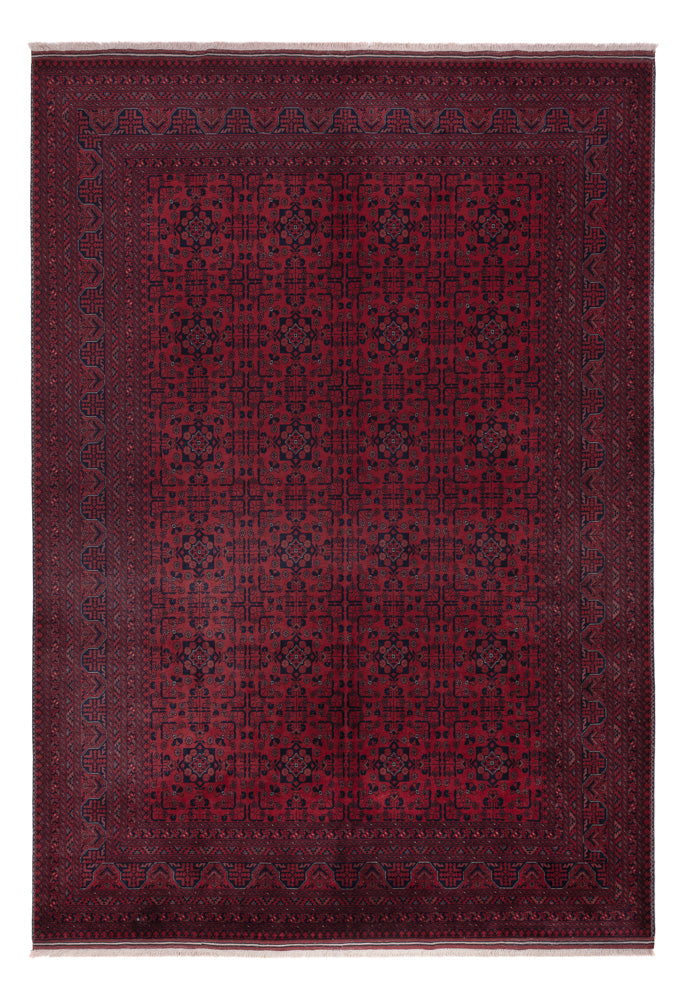 Afghan Teppich - Royal - 289 x 198 cm - dunkelrot