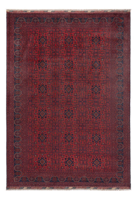 Afghan Teppich - Kunduz - 287 x 200 cm - dunkelrot