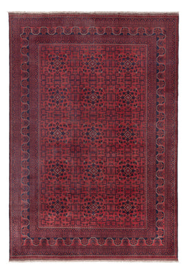 Afghan Teppich - Kunduz - 286 x 200 cm - dunkelrot