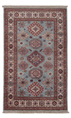Kazak Teppich 77x126cm - Orientteppich - Rechteckig / Hellblau / 77 x 126 cm Rechteckig