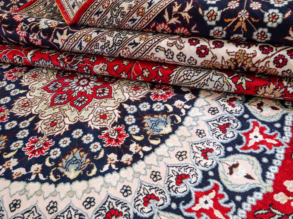 Seidenteppich - China Seide - 370 x 272 cm - rot