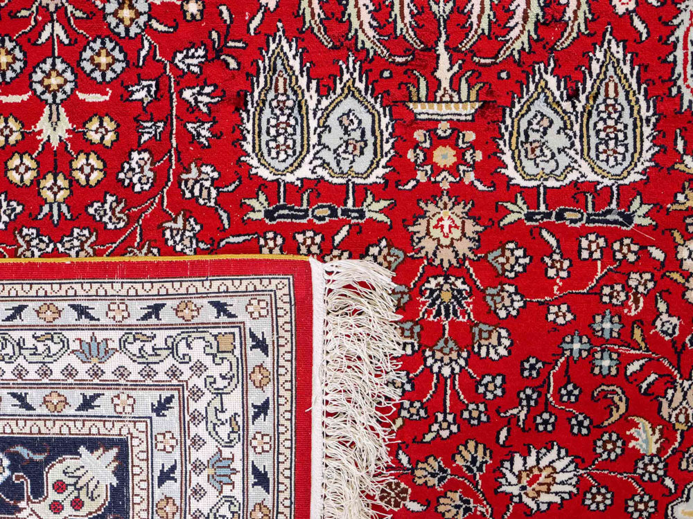 Seidenteppich - China Seide - 370 x 272 cm - rot